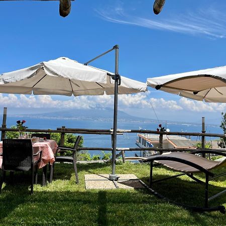 Вілла La Badia Montechiaro - Breathtaking View Of Sorrento Coast Віко-Екуенсе Екстер'єр фото