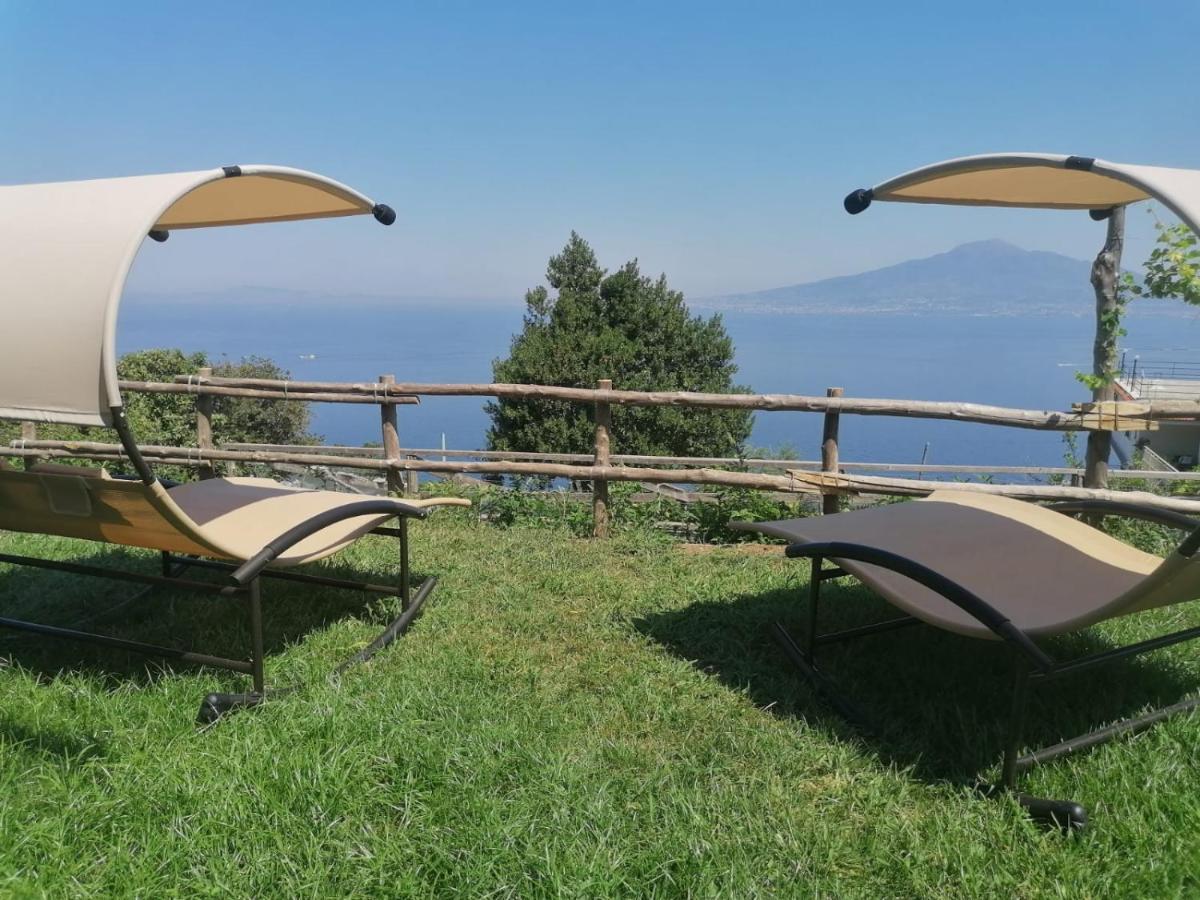 Вілла La Badia Montechiaro - Breathtaking View Of Sorrento Coast Віко-Екуенсе Екстер'єр фото