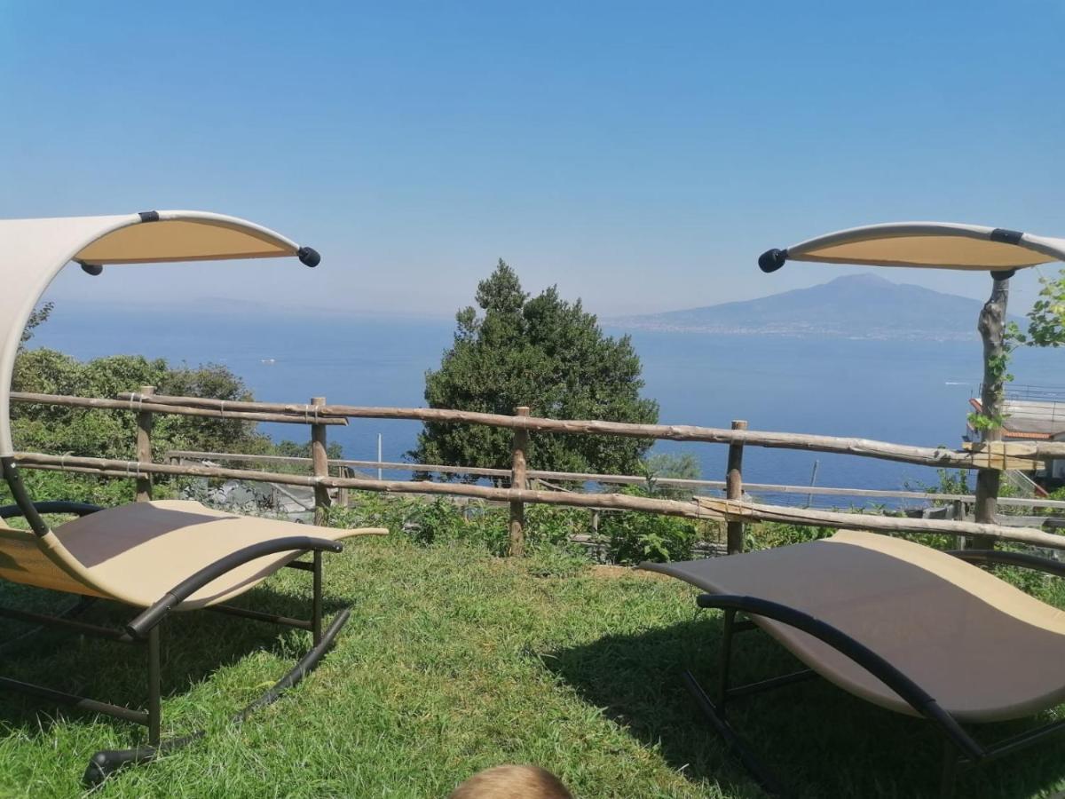 Вілла La Badia Montechiaro - Breathtaking View Of Sorrento Coast Віко-Екуенсе Екстер'єр фото