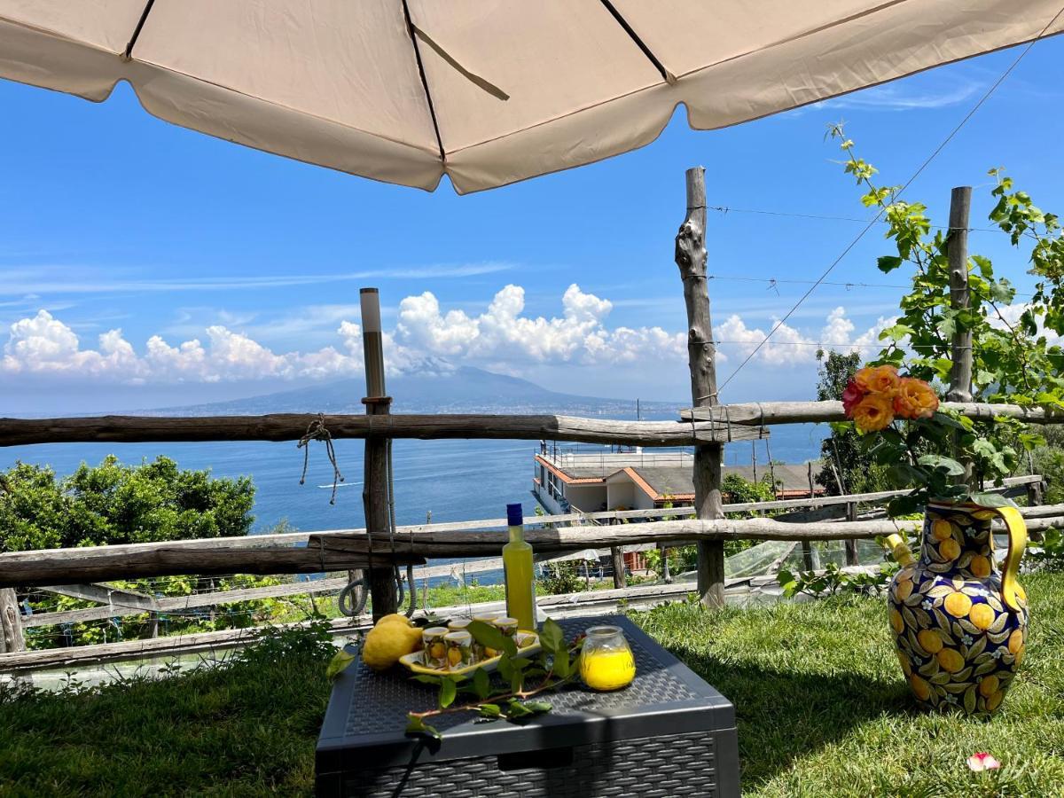 Вілла La Badia Montechiaro - Breathtaking View Of Sorrento Coast Віко-Екуенсе Екстер'єр фото